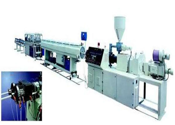 قیمت خوب لوله های دوقلو PVC 20 - 63 میلی متر / کنترل اکسترودر دو لوله لوله ای PLC آنلاین