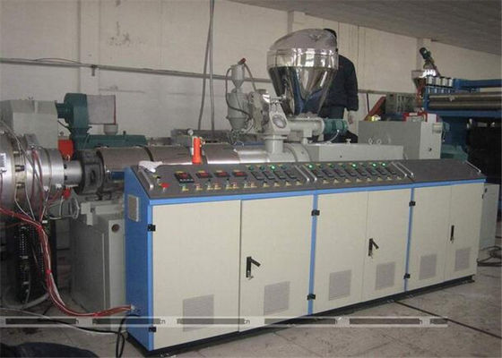 قیمت خوب لوله های دوتایی PVC ساخت خط اکستروژن پلاستیک PVC PP PE اکسترودر لوله دوقلو آنلاین