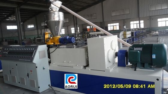 قیمت خوب خط اکستروژن پروفیل پلاستیک پی وی سی مخروطی مخروطی کاملاً اتوماتیک آنلاین