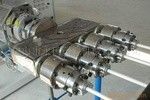 قیمت خوب دستگاه اکستروژن پلاستیک PP دو قلو پلاستیکی خط اکستروژن لوله تک پیچ آنلاین