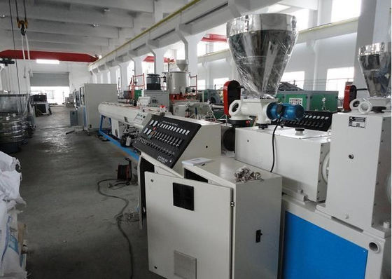قیمت خوب PVC Twin Screw Extruder Pipe، PVC دستگاه ساخت لوله برای آبیاری آنلاین