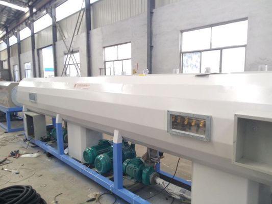 16-630mm PE HDPE LDPE PVC خط تولید لوله پلاستیکی با 38Cr Moaia پیچ و بشکه