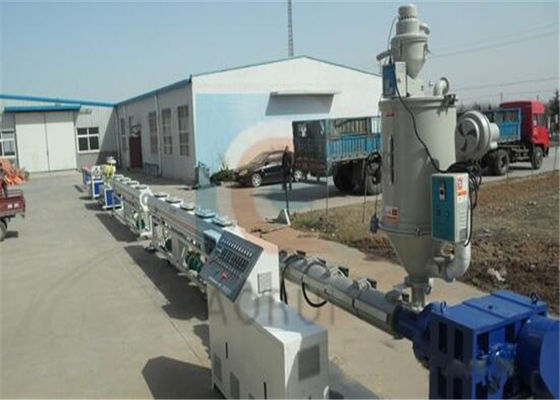 قیمت خوب پایدار در حال اجرا خط اکستروژن پلاستیک / اکسترودر برای PE Twin Pipe آنلاین