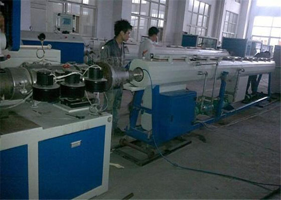قیمت خوب LDPE Hdpe Plastic Extruder PVC PE PVR PE دستگاه ساخت لوله های راه راه آنلاین