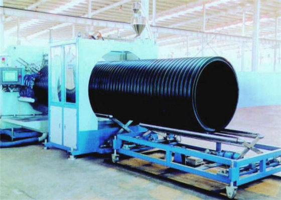 قیمت خوب کاملاً اتوماتیک لوله اکستروژن پلاستیک HDPE خط تولید لوله های راه راه اسپری آنلاین