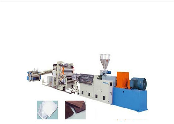قیمت خوب خط تولید پانل فوم 380V 50HZ WPC ، دستگاه اکستروژن هیئت مدیره فوم PVC WPC آنلاین