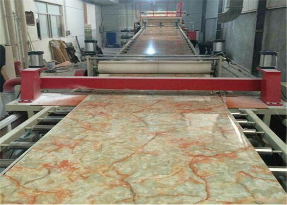 قیمت خوب خط اکستروژن ورق سفت و محکم PVC سنگ مرمر Faux ، دستگاه ساخت ورق های پلاستیکی آنلاین