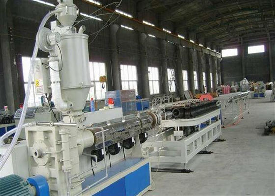 قیمت خوب دستگاه لوله دار موج دار با پیچ تنها خروجی / خط اکستروژن لوله پلاستیکی آنلاین