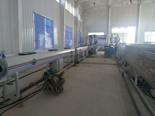 خط تولید کانال PE PP دستگاه اکسترودر تک پیچ