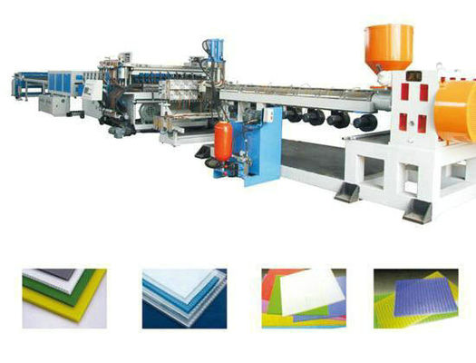 قیمت خوب PP PE PC Hollow Gride Board Extrusion Line، ماشین آلات پلاستیکی توخالی آنلاین