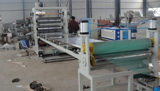 قیمت خوب خط اکستروژن ورق پلاستیک پیشرفته ، دستگاه اکسترودر تک پیچ PE آنلاین