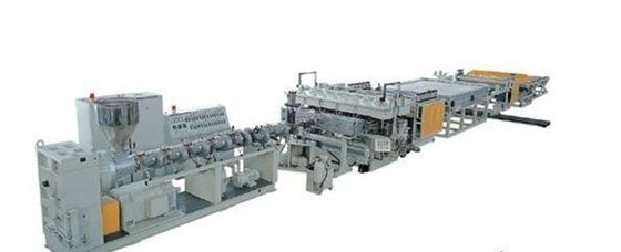 قیمت خوب ورق فوم PVC WPC ورق چوب پلاستیک کامپوزیت خط اکستروژن / خط تولید / اکسترودر آنلاین