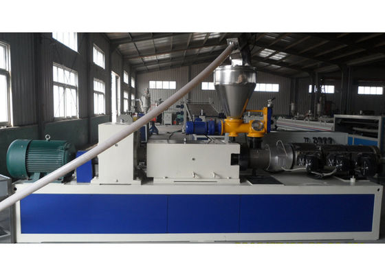 قیمت خوب ماشین ساخت پلاستیک دو اسکرو خط اکستروژن پروفیل پنجره PVC SJSZ 65X132 آنلاین