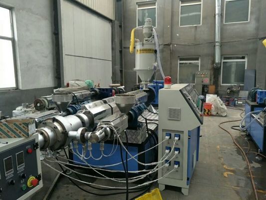 دستگاه تولید HDPE خط اکستروژن لوله پلاستیکی پلی اتیلن با اکسترودر تک پیچ