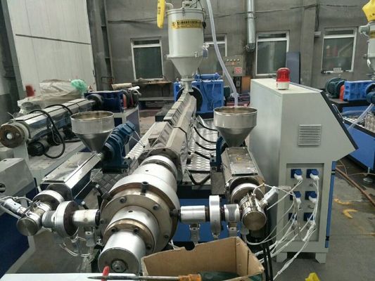 دستگاه ساخت لوله فشار PE HDPE دستگاه اکسترودر تک پیچ برای لوله فاضلاب آب