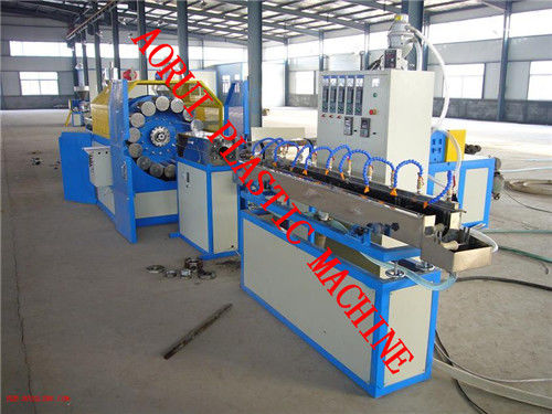 قیمت خوب خط تولید لوله پلاستیکی تقویت شده با فیبر PVC 220v / 380V آنلاین