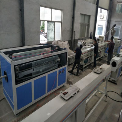 قیمت خوب خط اکستروژن لوله پلاستیک PVC ، خط تولید لوله های دو پیچ پیچ آنلاین
