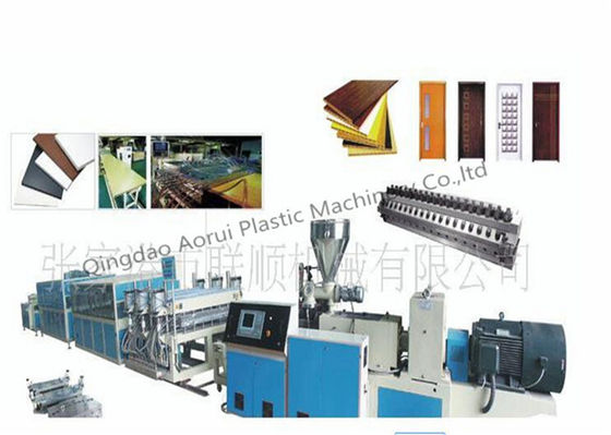 قیمت خوب خط اکستروژن مشخصات پلاستیک پیچ دوقلو مخروطی ، بازیافت PP PE PVC اکسترودر پلاستیک مشخصات آنلاین