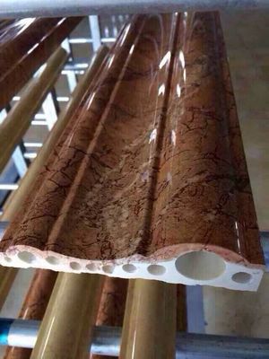 قیمت خوب تزئینی PVC WPC مرمر پلاستیک خط اکستروژن خط ، دستگاه مشخصات سنگ مرمر آنلاین